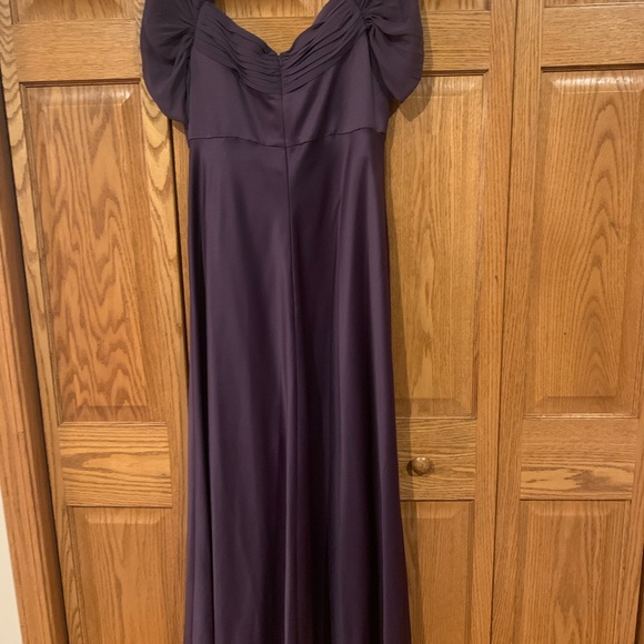 Short sleeve purple dress - Picture 4 of 7